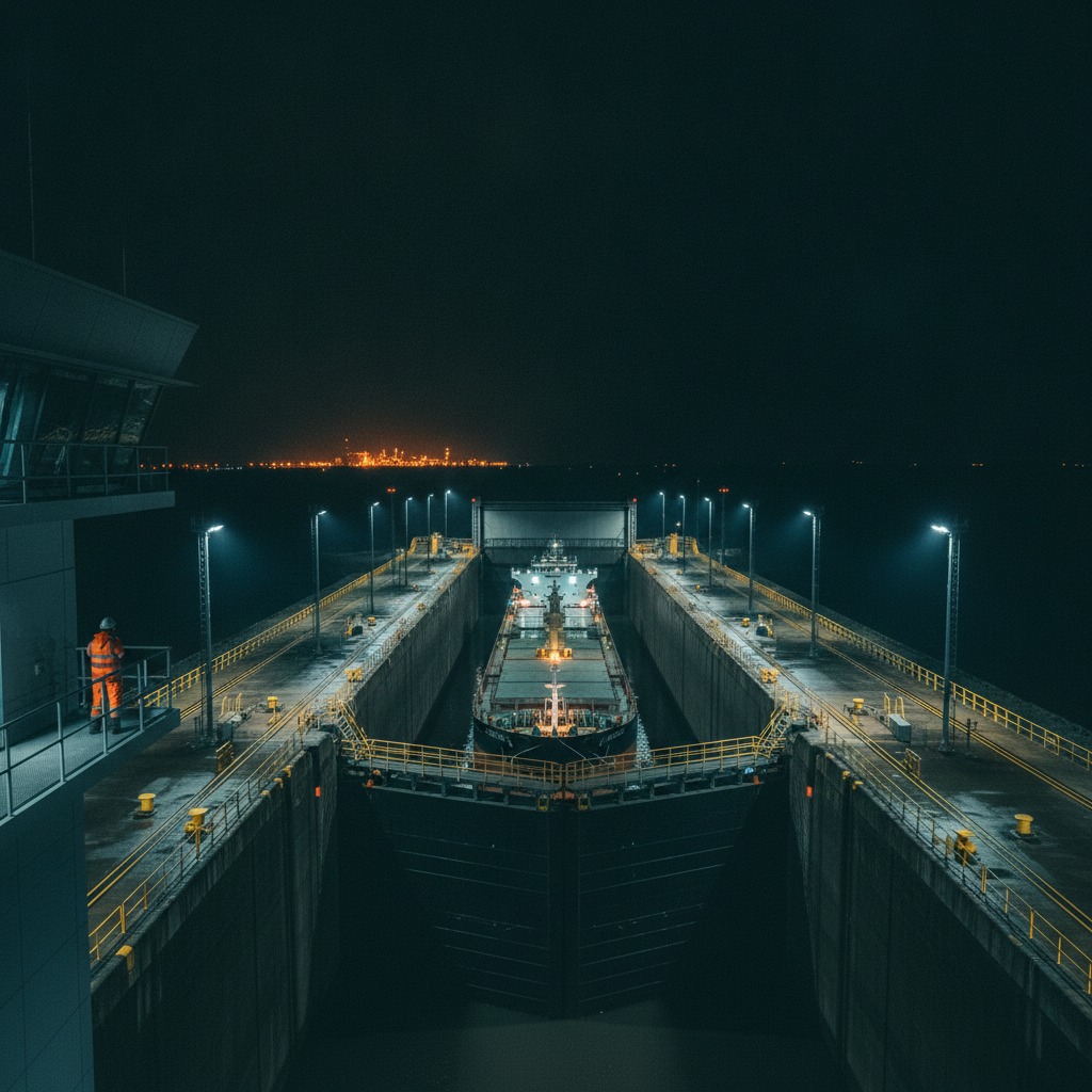 Pompen bij de Westsluis: de droogte maakt het Kanaal Gent-Terneuzen tot een verdeelvraagstuk