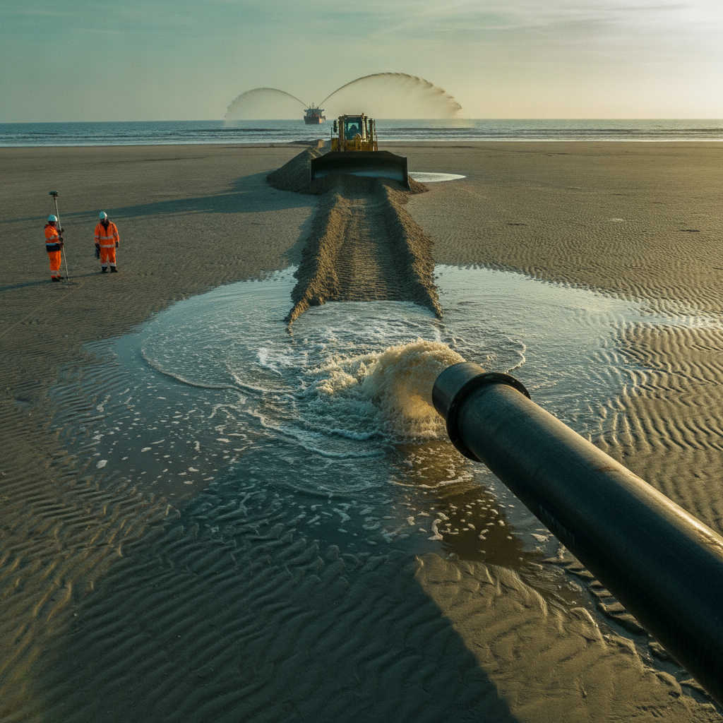 Zand raakt niet op, de ruimte om het te winnen wel